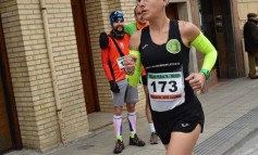 Berta estuvo en las 10 Millas de Peralta-Falces