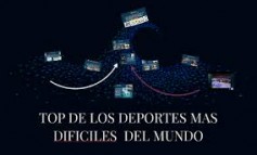 ¿Cuál puede ser el deporte mas complicado?
