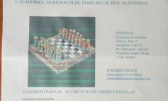 I Torneo de Ajedrez Escolar "Ángel Oliván y San Andrés"