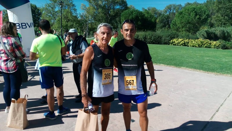 Juantxo y José Antonio en la Carrera por la Salud Mental